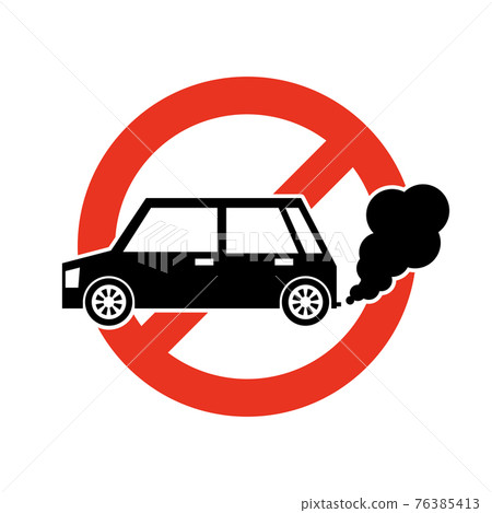汽車怠速停止警告顯示 汽車怠速停止警告顯示 76385413