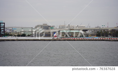 橫濱港，山下公園和冰川丸 76387028