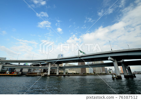 Scenery of Ryogoku Junction Daytime Scenery of Ryogoku Junction Daytime 76387512
