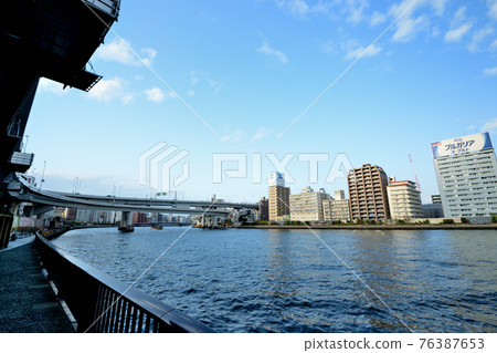 Scenery of Ryogoku Junction Daytime Scenery of Ryogoku Junction Daytime 76387653