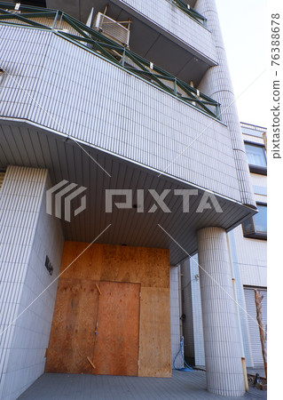 Abandoned condominium Abandoned condominium 76388678