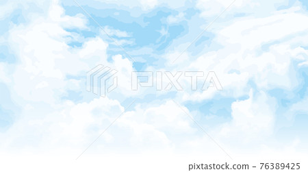 清新的淡藍色天空 清新的淡藍色天空 76389425