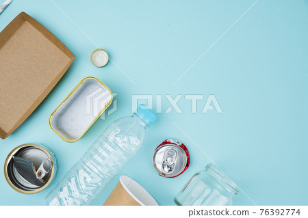 recycle and trash concept recycle and trash concept 76392774