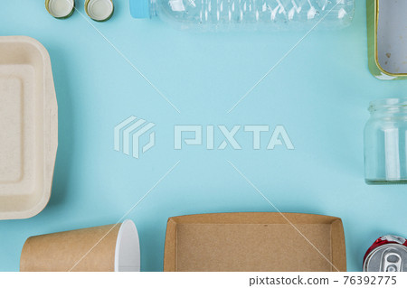 recycle and trash concept recycle and trash concept 76392775