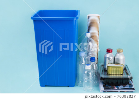 recycle and trash concept recycle and trash concept 76392827