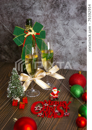 Christmas objects for winter season promotion 76392954