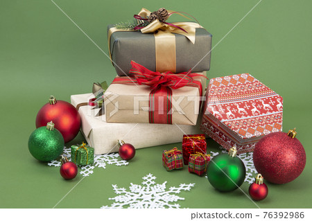 Christmas objects for winter season promotion 76392986