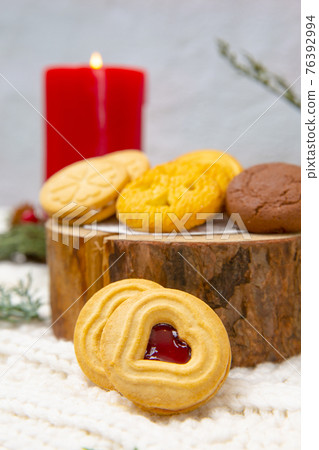 Christmas objects for winter season promotion 76392994