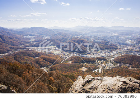 colorful Autumn scenery colorful Autumn scenery 76392996