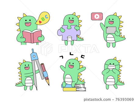 education themed green monster student drawings education themed green monster student drawings 76393069