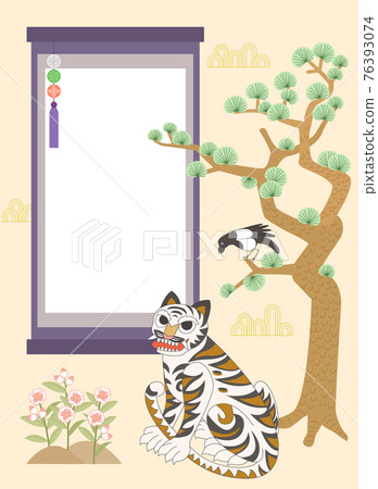 Asian new year greeting card background Asian new year greeting card background 76393074