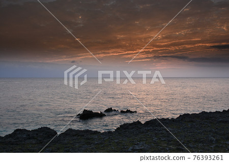 Evening landscape Evening landscape 76393261