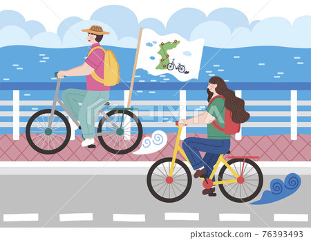 untact travel bicycle 76393493