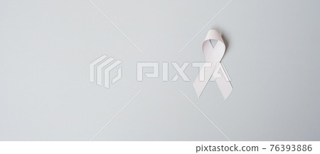 Brain Cancer Awareness month, grey color Ribbon for supporting people living. Healthcare and World cancer day concept Brain Cancer Awareness month, grey color Ribbon for supporting people living. Healthcare and World cancer day concept 76393886