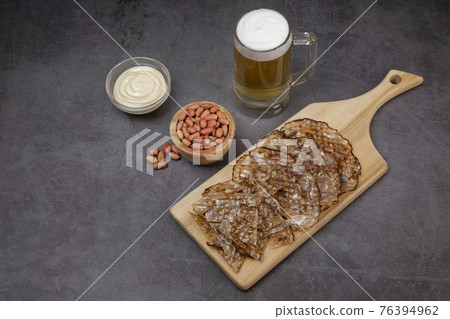 dried filefish, beer snacks dried filefish, beer snacks 76394962