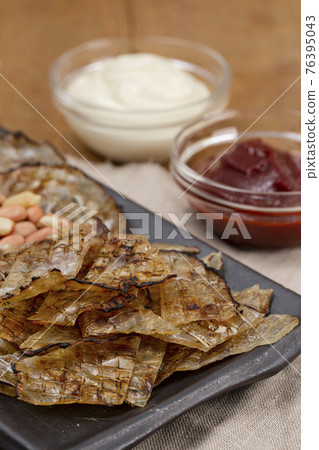 dried filefish, beer snacks dried filefish, beer snacks 76395043