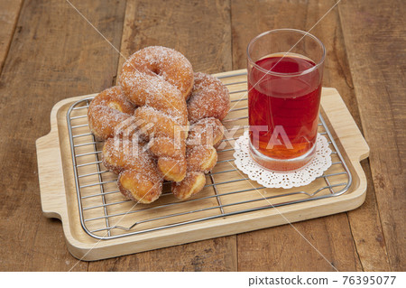 various Korean doughnut, donuts 76395077