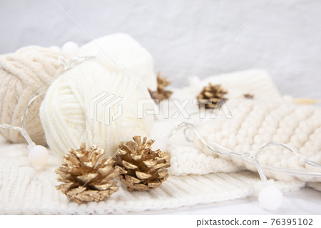 warm winter and Chritmas themed objects warm winter and Chritmas themed objects 76395102