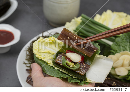 Gwamegi, Korean half-dried Pacific herring or Pacific saury Gwamegi, Korean half-dried Pacific herring or Pacific saury 76395147