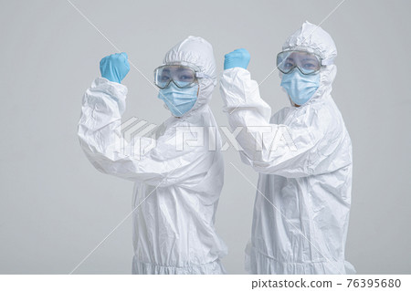 Covid virus medical staff concept Covid virus medical staff concept 76395680