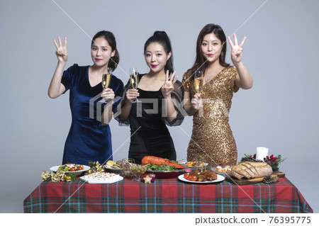 girls, ladies party concept 76395775