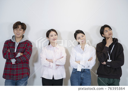 business, startup, people and teamwork concept business, startup, people and teamwork concept 76395864