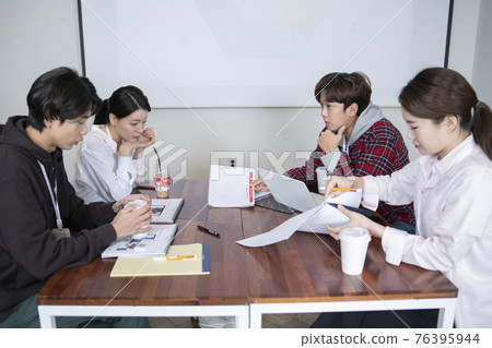 business, startup, people and teamwork concept business, startup, people and teamwork concept 76395944