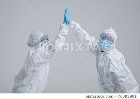 Covid virus medical staff concept Covid virus medical staff concept 76395991