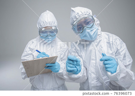 Covid virus medical staff concept Covid virus medical staff concept 76396073