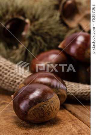 chestnuts on woven cloth chestnuts on woven cloth 76397368