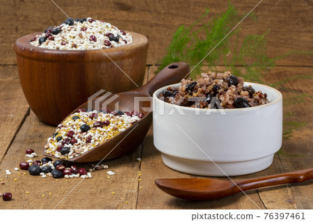 Ogok bap, five grain bean rice of Korea 76397461
