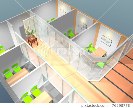 辦公室會議室的 3d 渲染 辦公室會議室的 3d 渲染 76398778