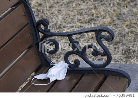 disposed mask on chair disposed mask on chair 76399491
