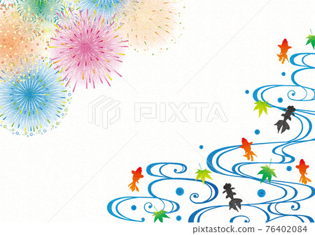 煙花和金魚框架 2 76402084