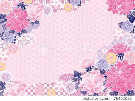 現代日本圖案背景 01 76402086