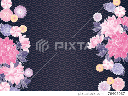 Chic Japanese pattern background 02 Chic Japanese pattern background 02 76402087