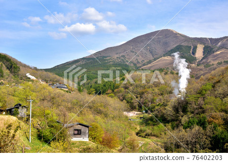 Yukemuri and Mt. Waita, Mt. Waita, Mt. Waita, Hagenoyu Onsen, Kyushu Onsen Yukemuri and Mt. Waita, Mt. Waita, Mt. Waita, Hagenoyu Onsen, Kyushu Onsen 76402203