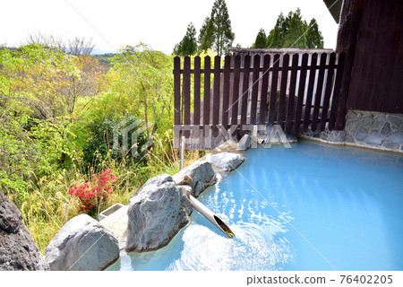 Wata Onsenkyo Hagenoyu Onsen Blue-white hot spring White-blue hot spring Kyushu hot spring Wata Onsenkyo Hagenoyu Onsen Blue-white hot spring White-blue hot spring Kyushu hot spring 76402205