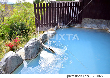 Wata Onsenkyo Hagenoyu Onsen Blue-white hot spring White-blue hot spring Kyushu hot spring Wata Onsenkyo Hagenoyu Onsen Blue-white hot spring White-blue hot spring Kyushu hot spring 76402206