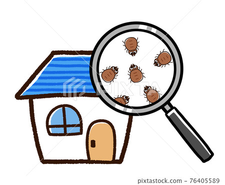 House with ticks House with ticks 76405589