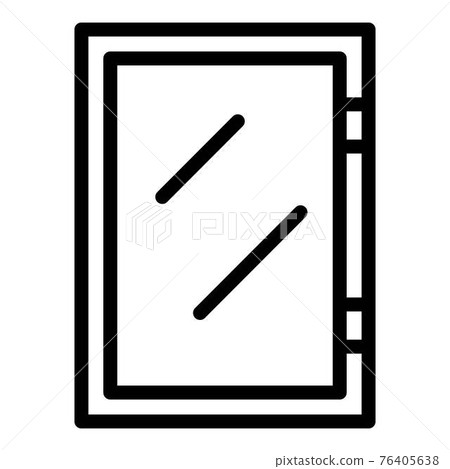 Whole window icon, outline style - Stock Illustration [76405638] - PIXTA