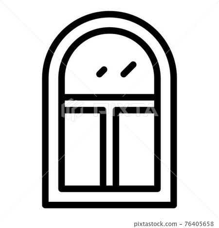 Classic window icon, outline style - Stock Illustration [76405658] - PIXTA
