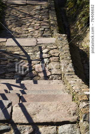 old stone staircase old stone staircase 76406682