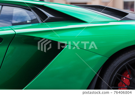 modern sports car. 76406804