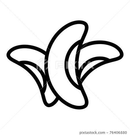 Healthy kidney bean icon, outline style Healthy kidney bean icon, outline style 76406880
