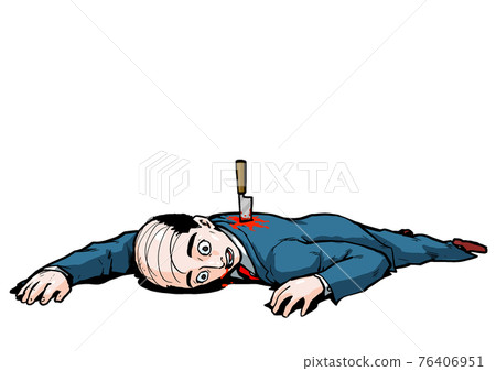 Prone, tired, murder, stab, corpse, lethargy, unmotivated, 76406951