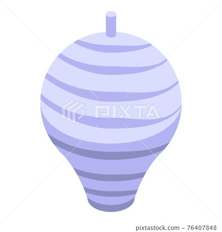 Wasp house icon, isometric style Wasp house icon, isometric style 76407848