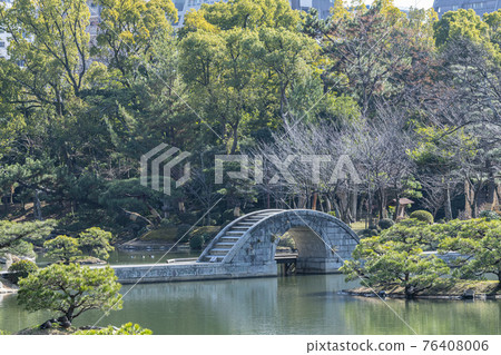 Hiroshima City, Hiroshima Prefecture, the symbol of Shukkeien, Kokokyo Hiroshima City, Hiroshima Prefecture, the symbol of Shukkeien, Kokokyo 76408006