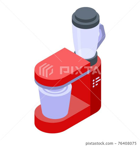 Food processor equipment icon, isometric style 76408075