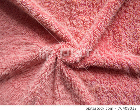 soft pink texture of bath towel soft pink texture of bath towel 76409012
